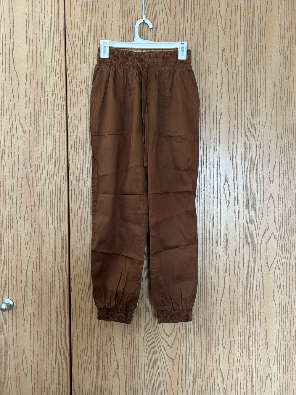 a new day Brown Drawstring Track Joggers